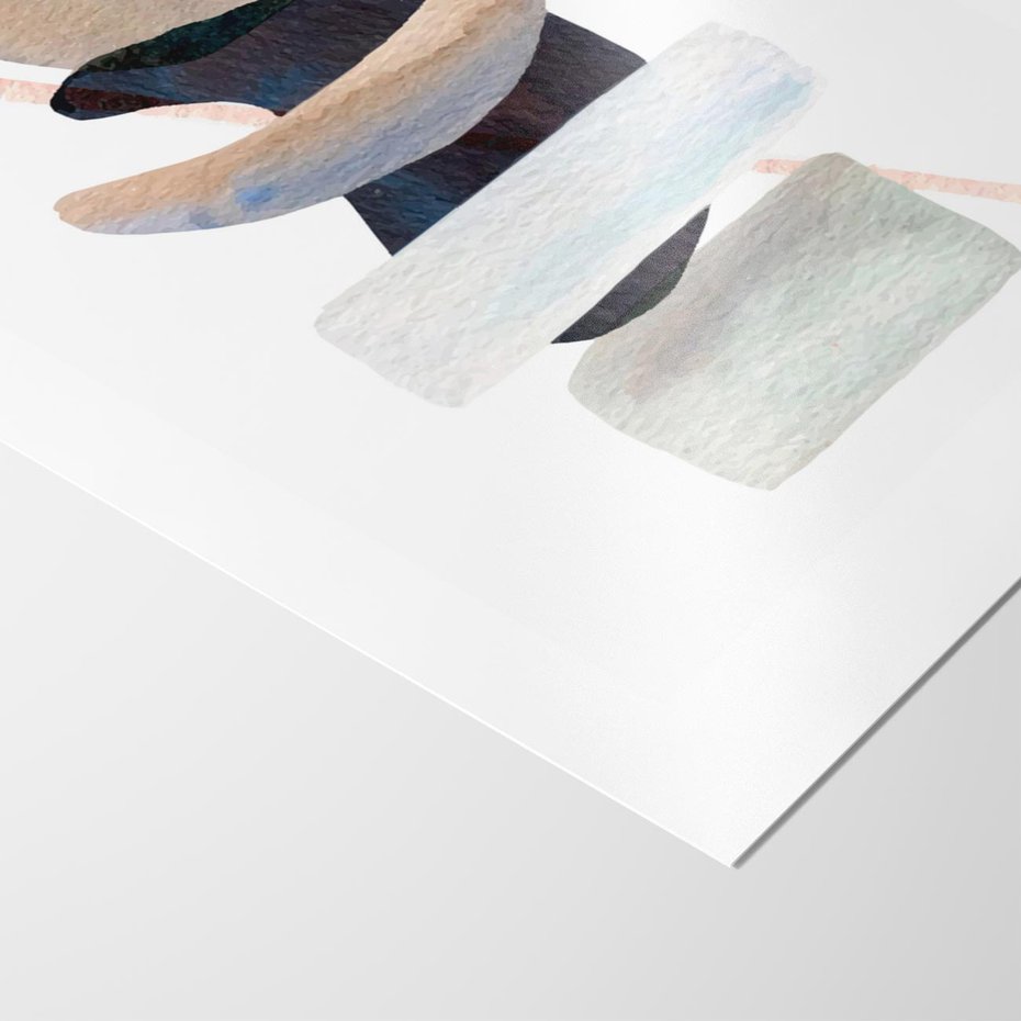 Plakat bez ramy 40x50 - Rozkwitające Nowe Wymyślności - abstrakcja, akwarelowe plamy