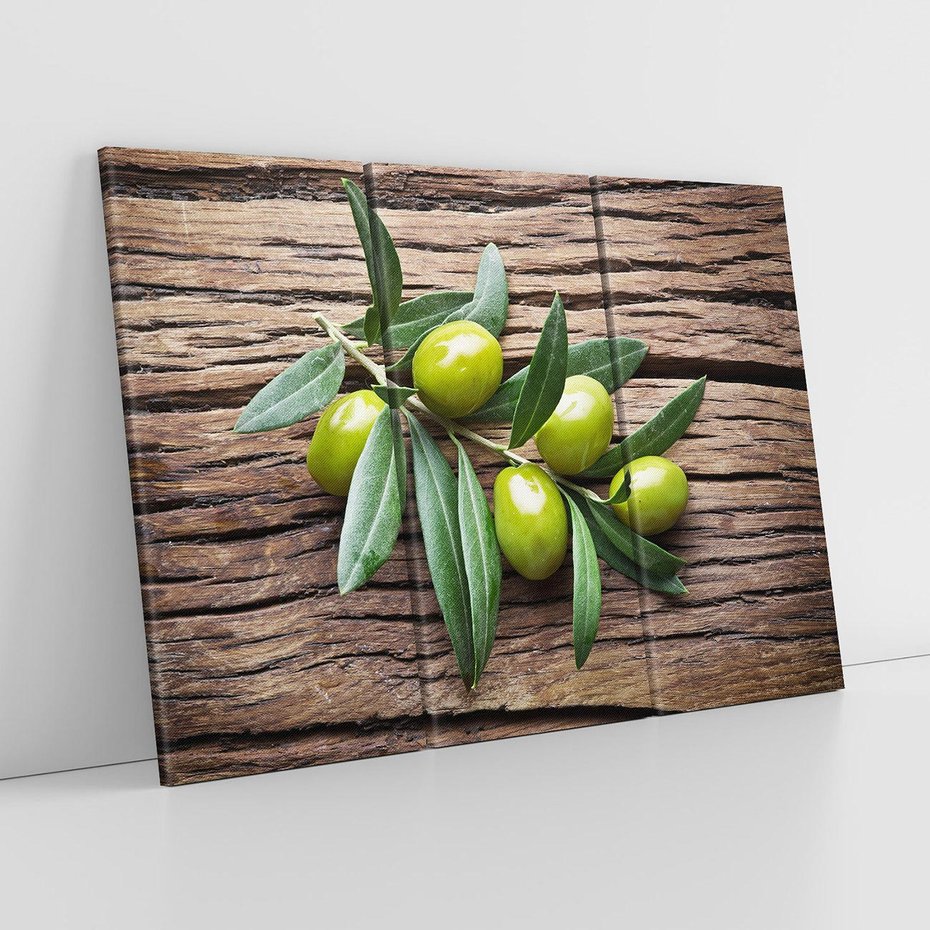 Obraz na płótnie 120x80 - Symbol Żyzności i Urodzaju - oliwki, roślina