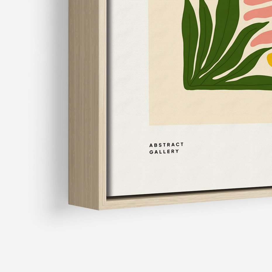 Obraz w ramie 50x70 - Rozkwitające Odbicia - nowoczesny plakat, gepard - rama drewno