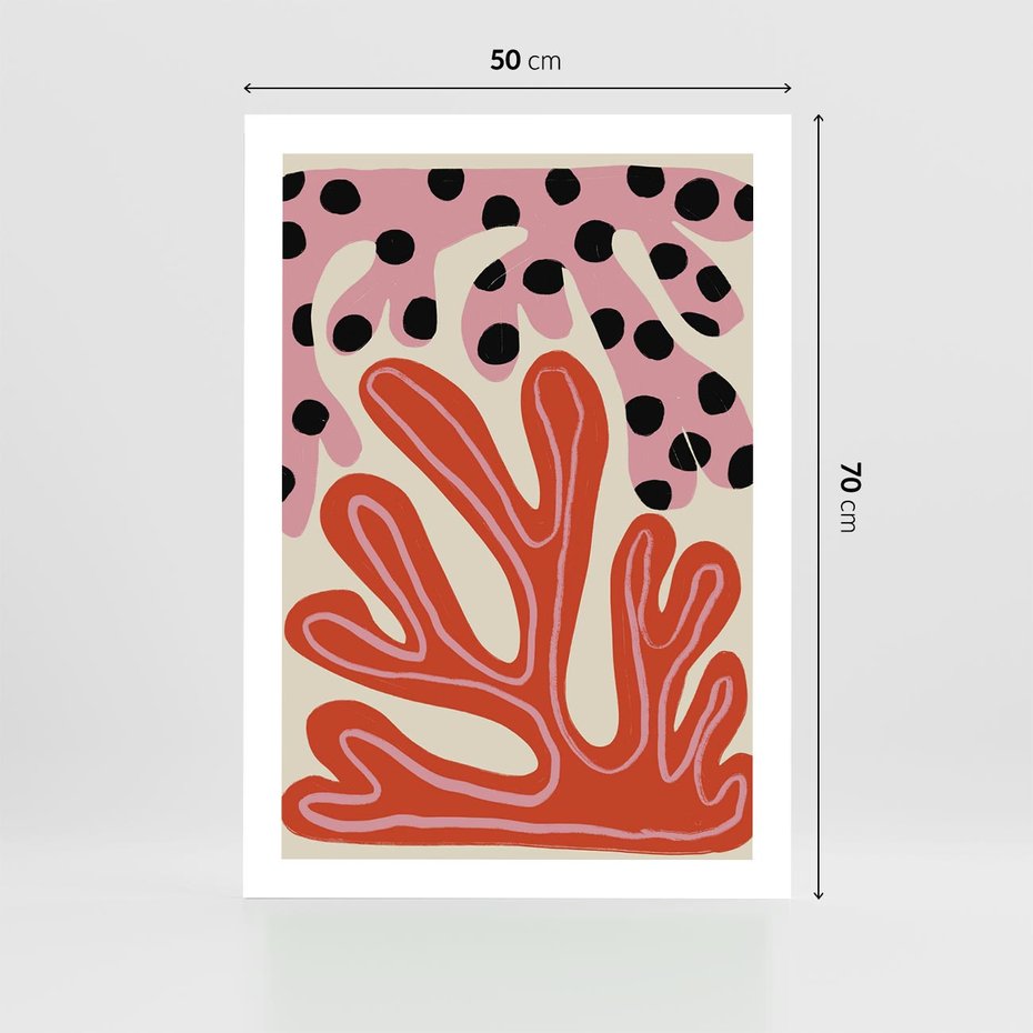 Plakat bez ramy 50x70 - Księga Pastelowych Impulsów - abstrakcyjny obraz, plakat