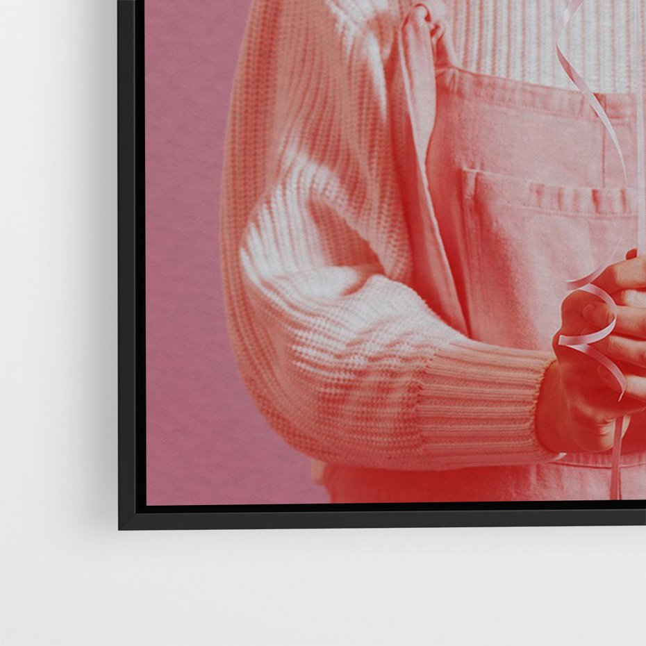 Obraz w ramie 50x70 - Kolaż Wyobraźni - kolaż zdjęć, styl retro - rama czarna