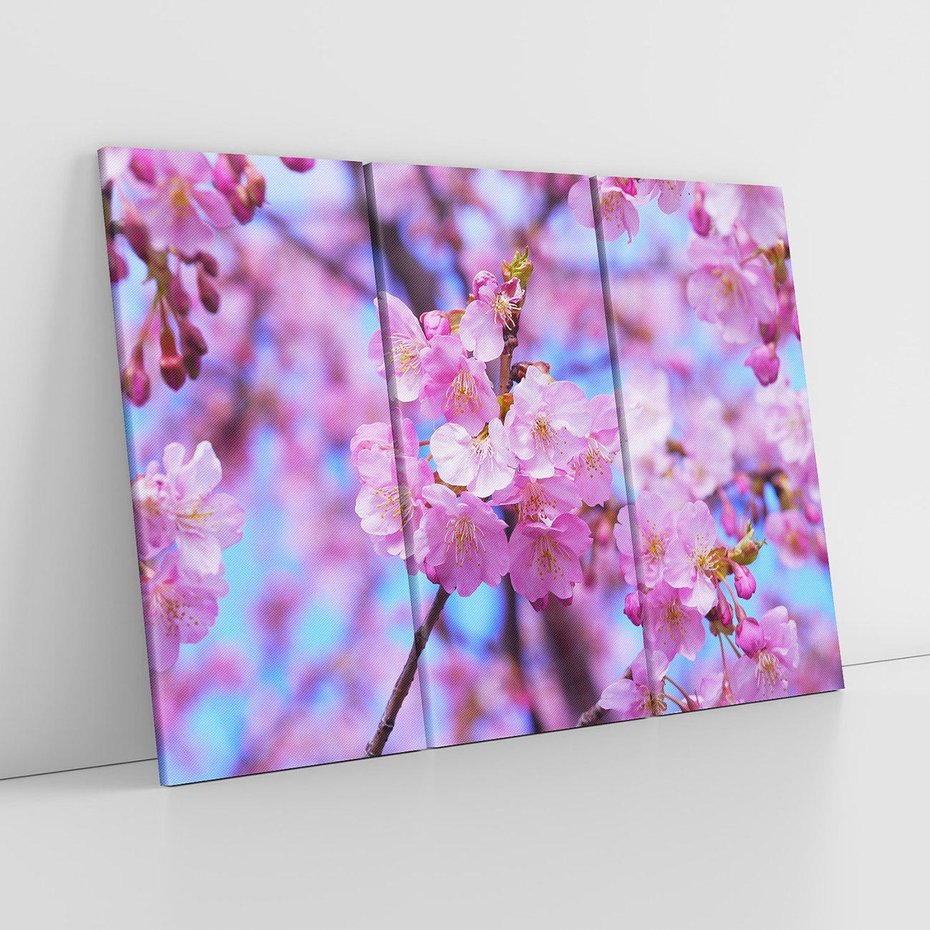 Obraz na płótnie 120x80 - magia kolorów - kwiat, kwiaty