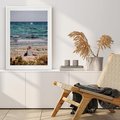 Plakat bez ramy 21x30 - Relaks na Plaży - wakacje, plaża