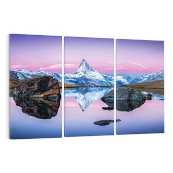 Obraz na płótnie 120x80 - Wielkość górskiego krajobrazu - lodowiec, góry