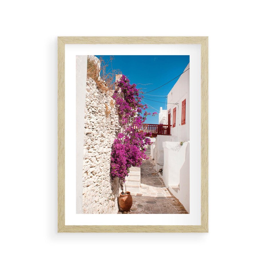 Plakat w ramie 30x40 - Chorwackie Wakacje - Chorwacja, wakacje - rama drewno