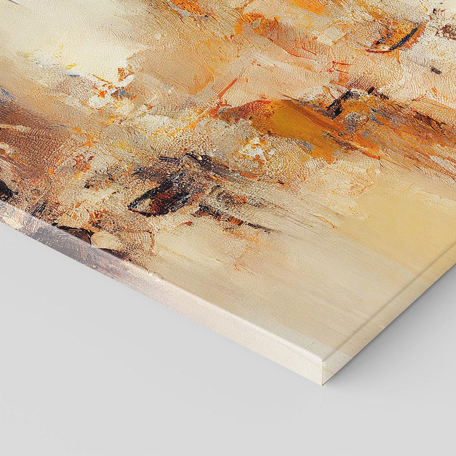 Obraz na płótnie 70x50 - Odbicie utraconych barw - abstrakcja, tekstury farb