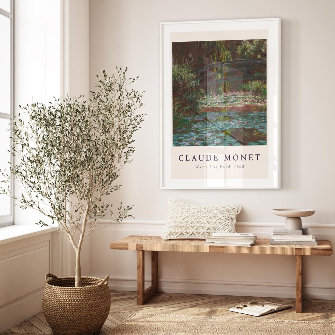 Plakat bez ramy 50x70 - Sztuka i Litera - Claude Monet, reprodukcja obrazu