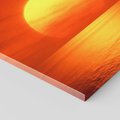 Obraz na płótnie 30x30 - Słońce nad morzem - słońce, morze