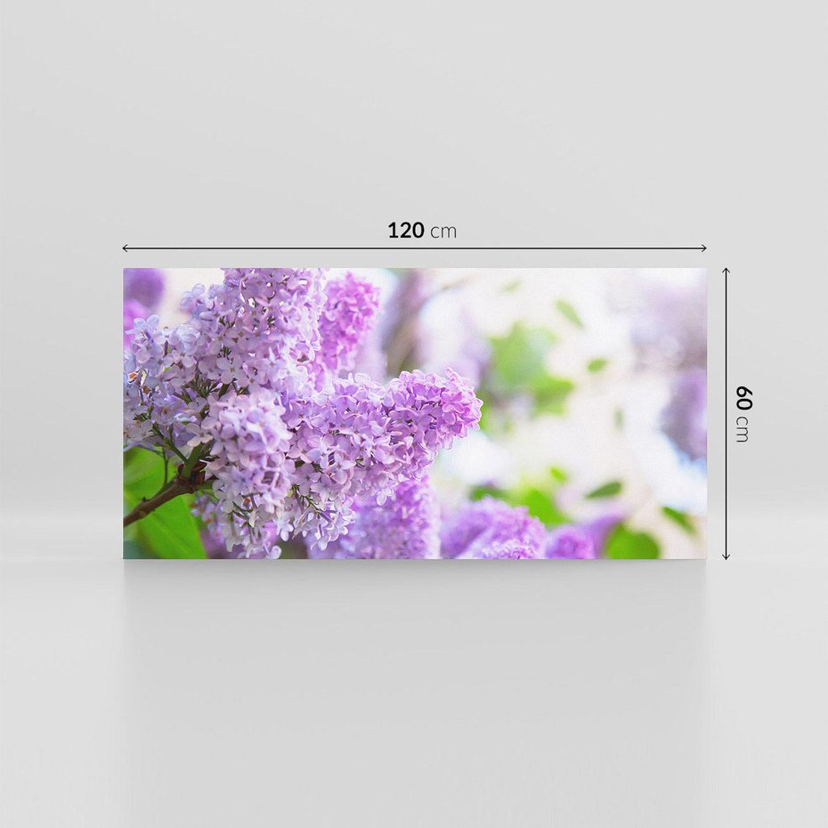 Obraz na płótnie 120x60 - Delikatny liliowy dotyk - lilie, fiolet