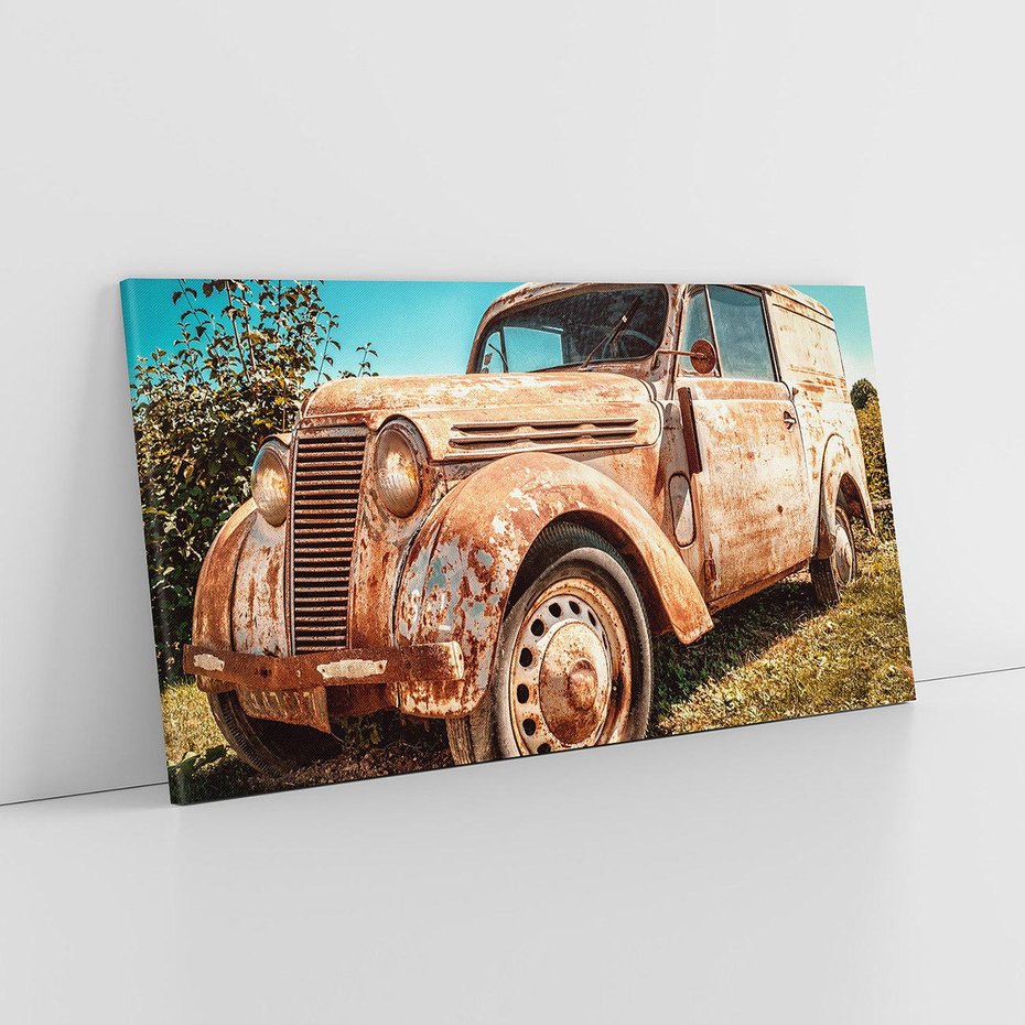 Obraz na płótnie 140x70 - Retro Samochód - retro, samochód