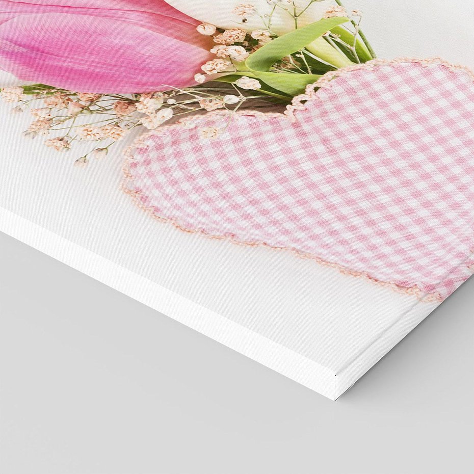 Obraz na płótnie 80x80 - Kolorowa Harmonia - kwiaty, bukiet