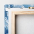 Obraz na płótnie 30x30 - Księżycowe Chmury - księżyc, chmury