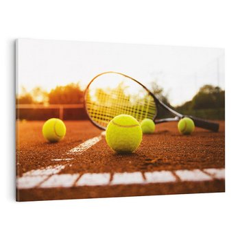Obraz na płótnie 70x50 - Moc sportowej rywalizacji - tenis, kort