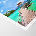 Plakat bez ramy 30x40 - Magia tropikalnego oceanu - ocean, tropiki