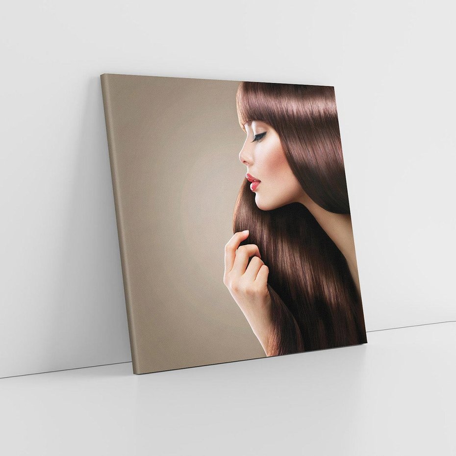 Obraz na płótnie 40x40 - Piękno fryzury - włosy, fryzura