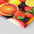 Obraz na płótnie 60x60 - soczysta symfonia smaków - owoce, jabłka