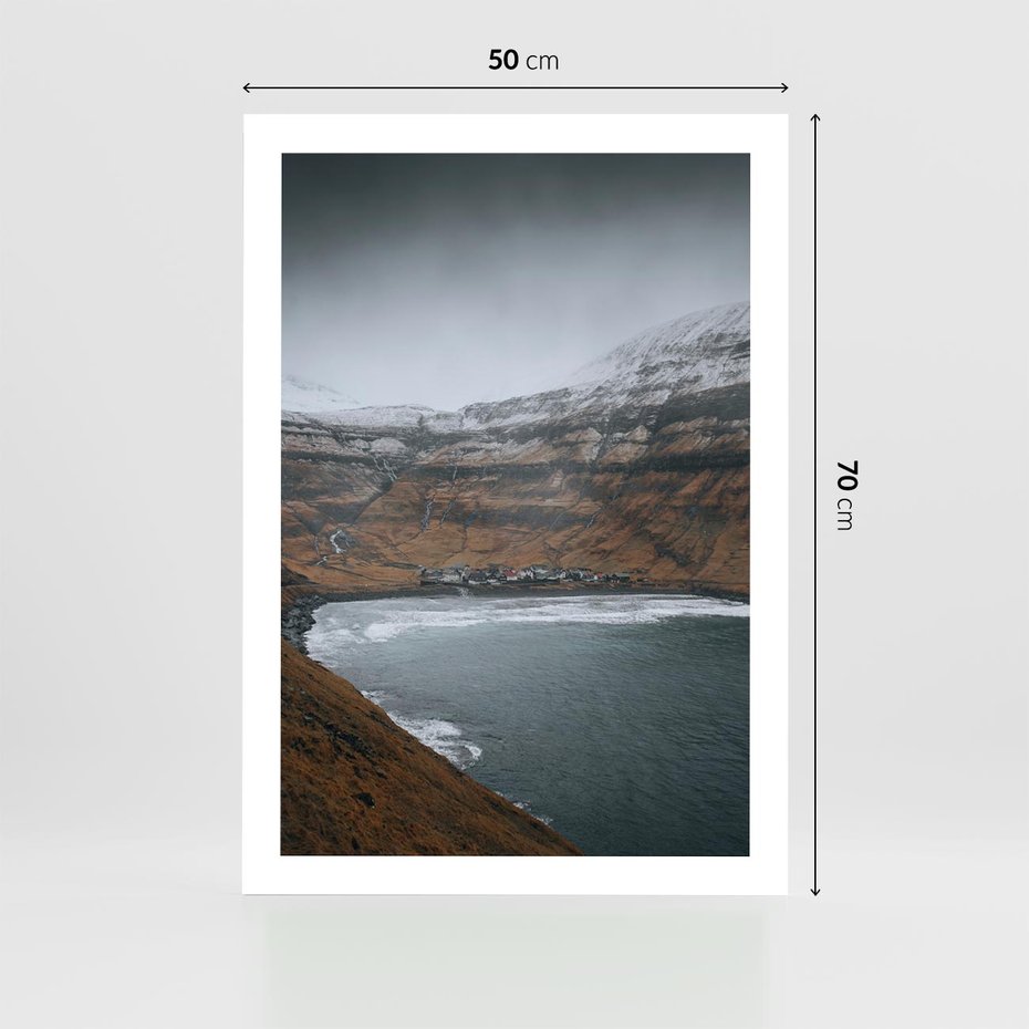 Plakat bez ramy 50x70 - Spektakularna Przyroda - fiordy, Norwegia