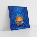 Obraz na płótnie 80x80 - Pomarańcza Owoce - pomarańcza, owoce