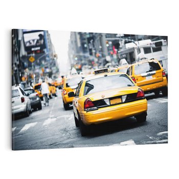 Obraz na płótnie 70x50 - Wszystkie światła prowadzą do Nowego Jorku - TAXI, NY