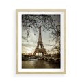 Plakat w ramie 50x70 - Uroczystość w Paryżu - Paryż, wieża - rama drewno