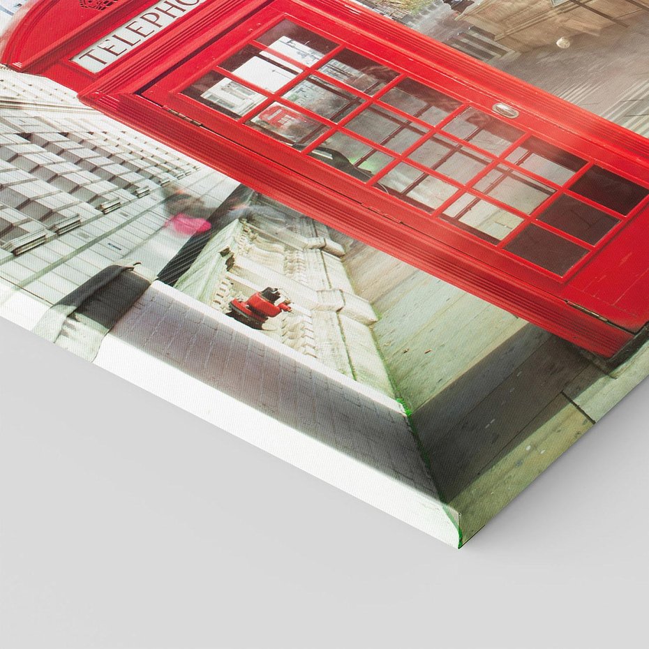 Obraz na płótnie 70x50 - Londyńskie widoki - Londyn, telefon