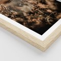 Plakat w ramie 50x70 - Jesienny Mikrokosmos - suchetrawy, jesienny klimat - rama drewno