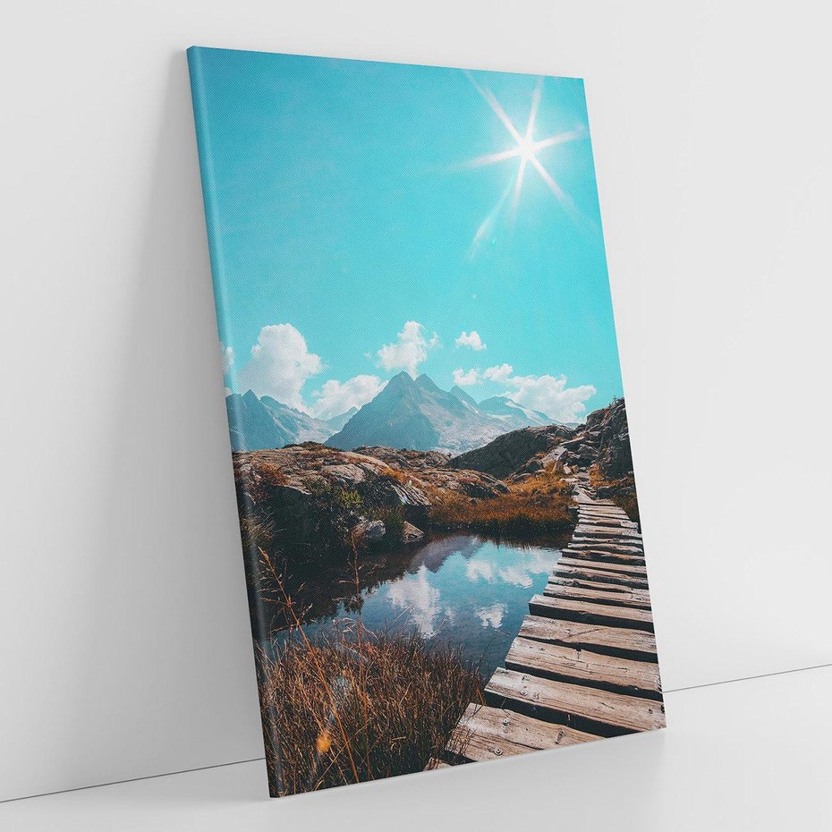 Obraz na płótnie 80x120 - Inspirujący Pejzaż - ścieżka, górska