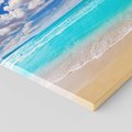 Obraz na płótnie 40x40 - Idylliczna plaża nad morzem - plaża, morze
