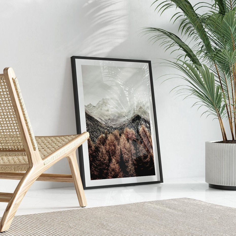 Plakat bez ramy 21x30 - Jesienna Przyroda - góry, jesień