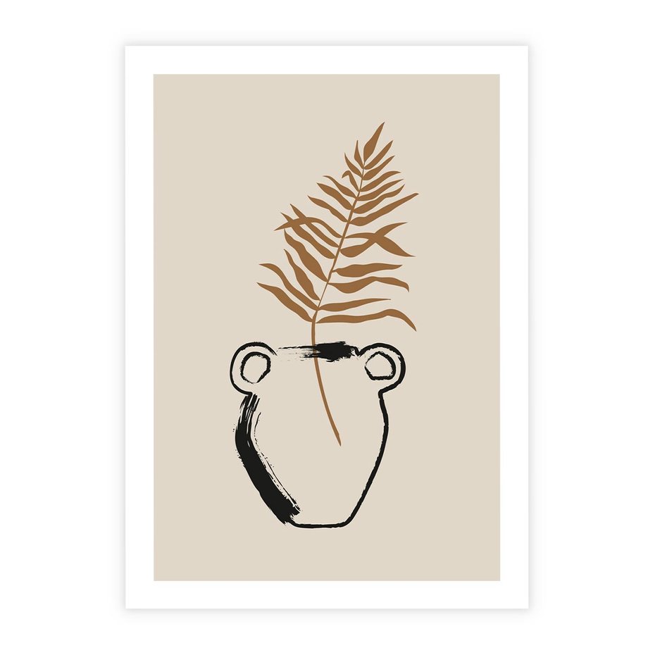 Plakat bez ramy 21x30 - Wewnętrzne Opowieści - boho, nowoczesna sztuka