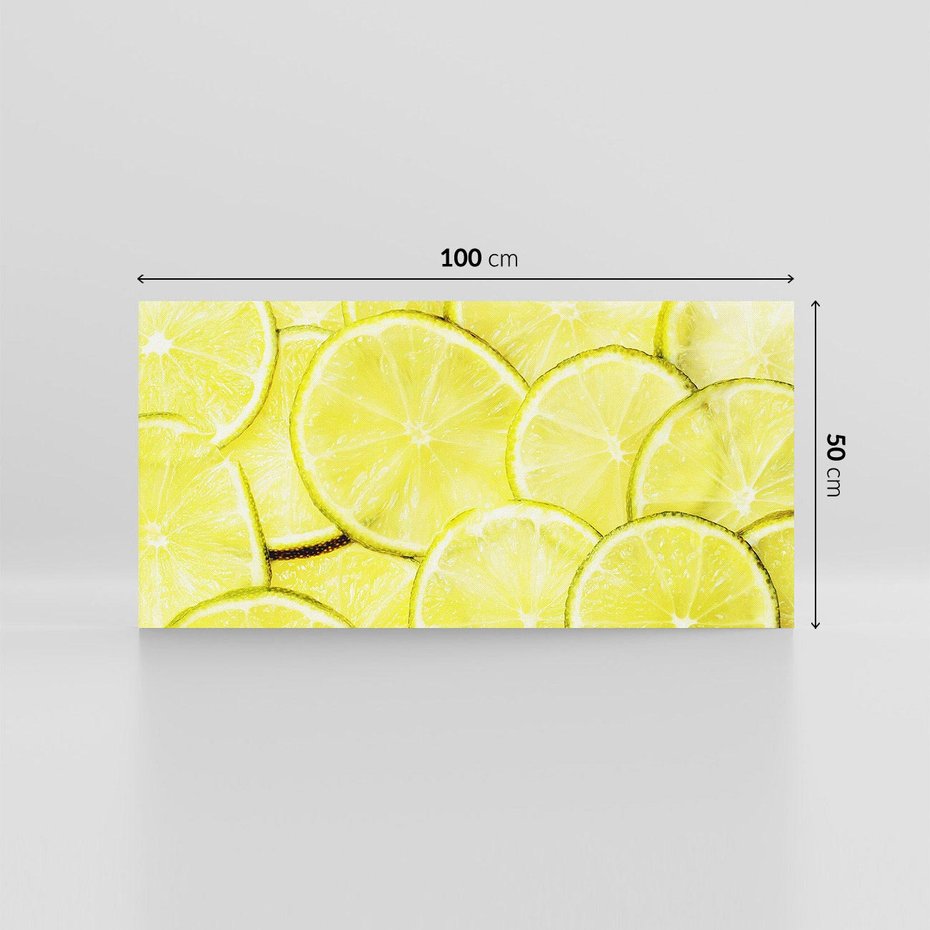 Obraz na płótnie 100x50 - Cytryny, Limonki - Owocowa Świeżość - cytryny, limonki