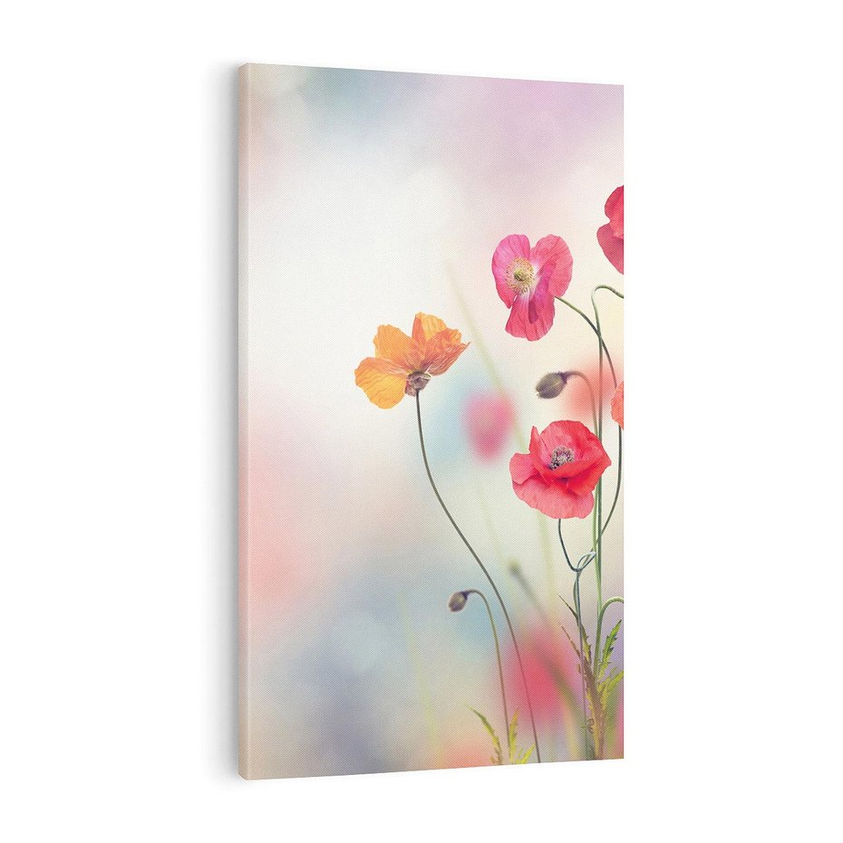 Obraz na płótnie 50x70 - Urok natury - kwiaty, akwarela