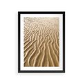 Plakat w ramie 30x40 - Piasek i Nieskończoność - pustynia, piasek - rama czarna