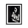 Plakat w ramie 30x40 - Piękno kobiecego aktu uchwycone - kobieta, akt - rama czarna