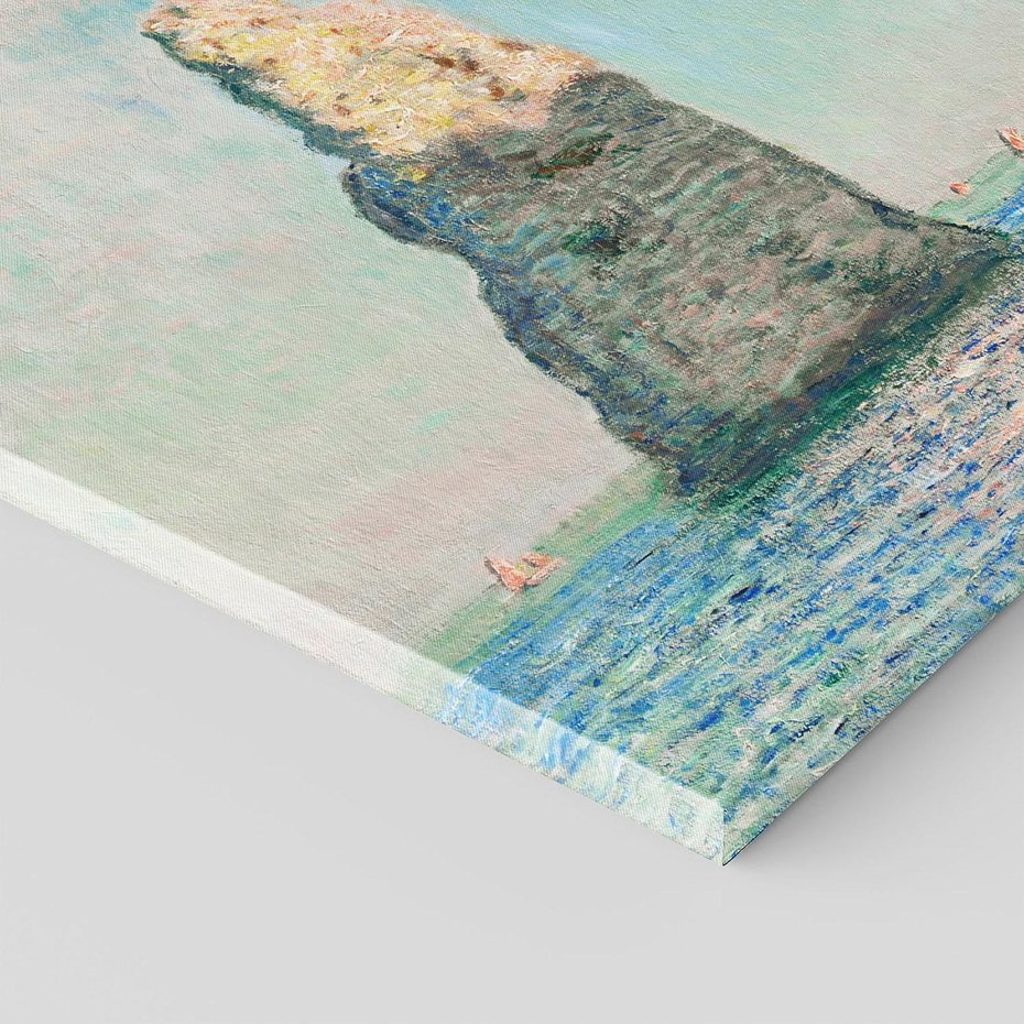 Obraz na płótnie 120x80 - Klify Étretat (1885), Claude Monet - Reprodukcja - reprodukcja, obraz na płótnie