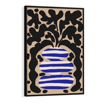 Obraz w ramie 50x70 - Boho Wizje - abstrakcyjny plakat, ciekawe formy - rama czarna