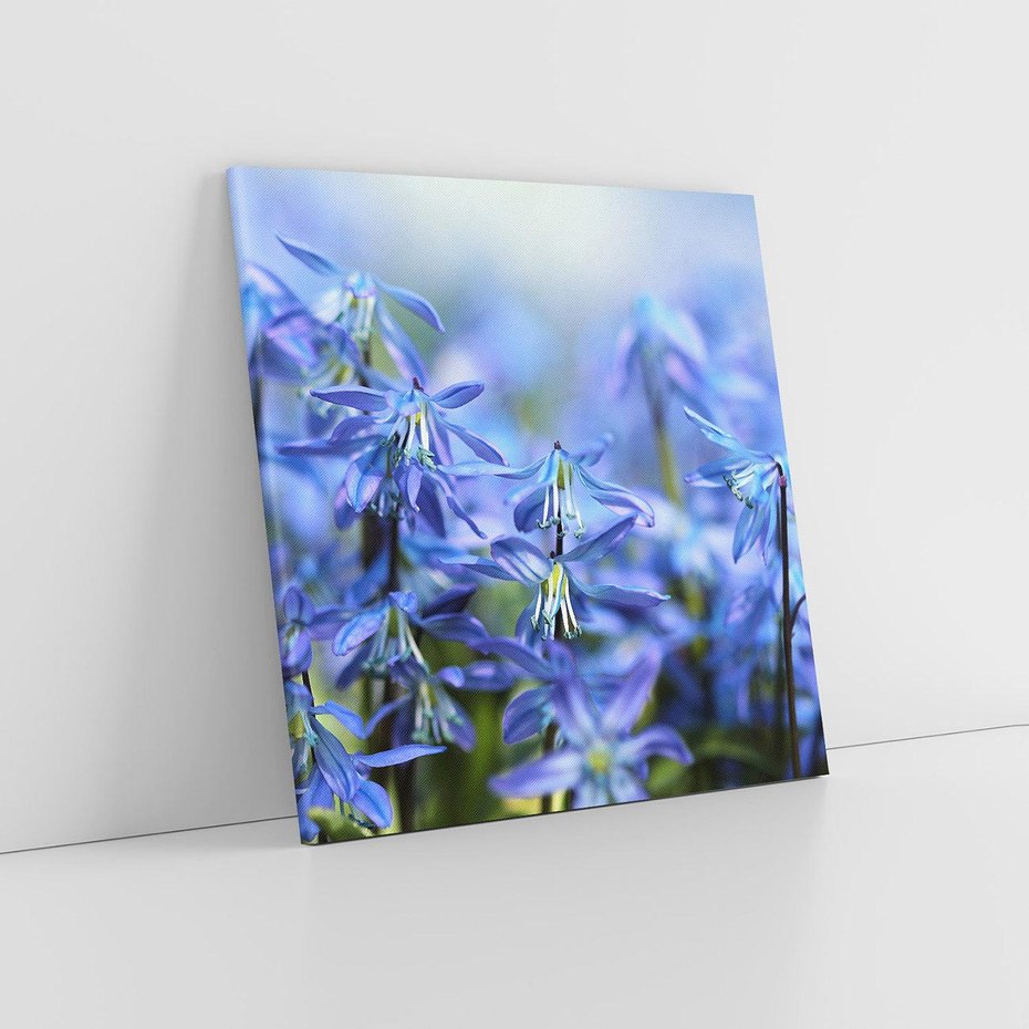 Obraz na płótnie 80x80 - Kwiatowa symfonia natury - kwiat, kwiaty