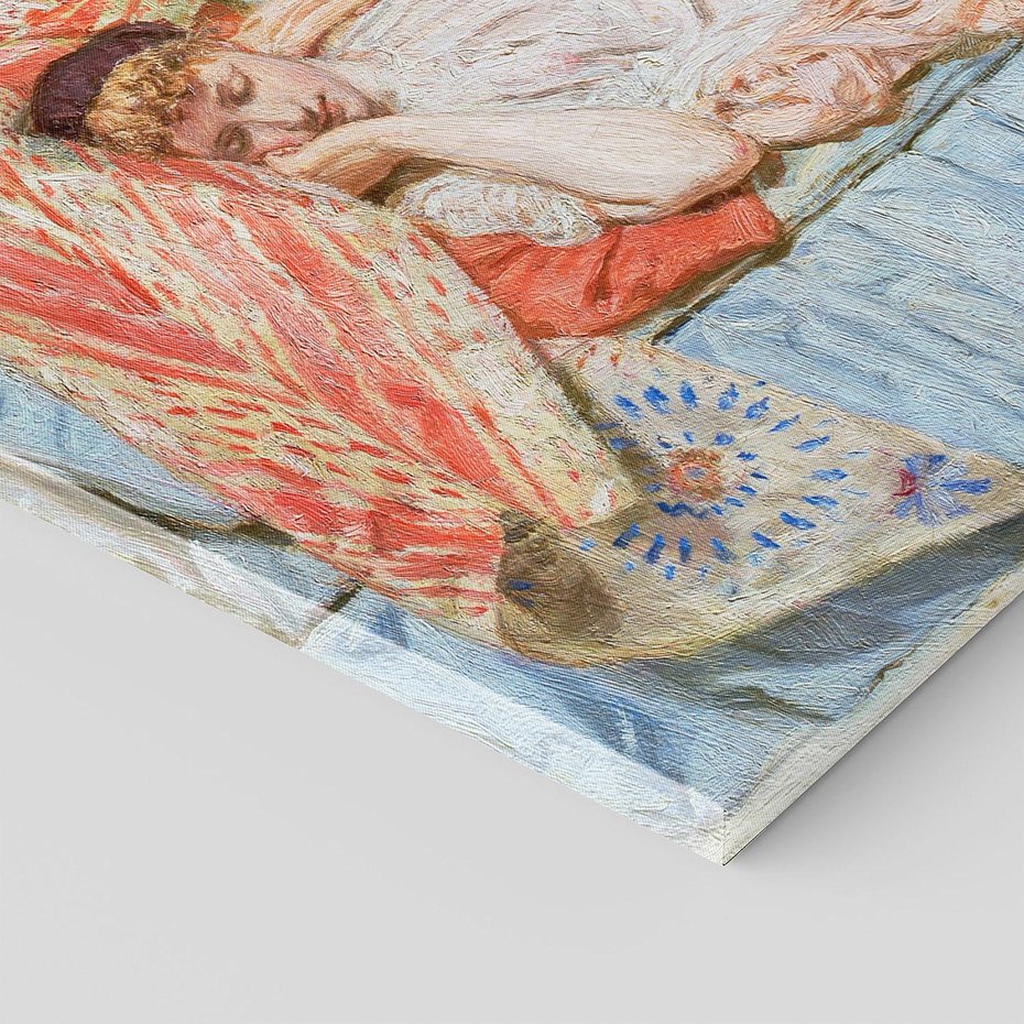 Obraz na płótnie 100x50 - "Lilie" (1866) Albert Joseph Moore - reprodukcja, obraz na płótnie