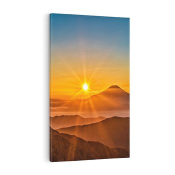 Obraz na płótnie 70x100 - Malownicze góry piękno krajobrazu - góry, krajobraz