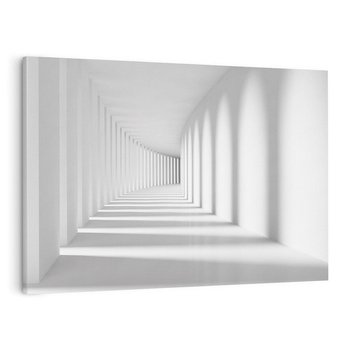 Obraz na płótnie 70x50 - Abstrakcyjny tunel: Podróż w inną przestrzeń - 3D, abstrakcja