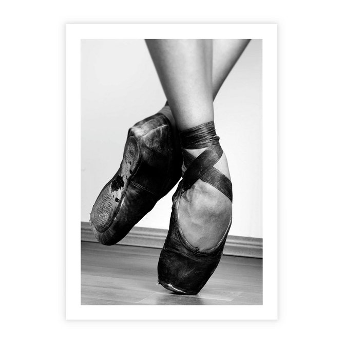 Plakat bez ramy 21x30 - Taniec Zmysłów - artystyczne zdjęcie, odcienie szarości