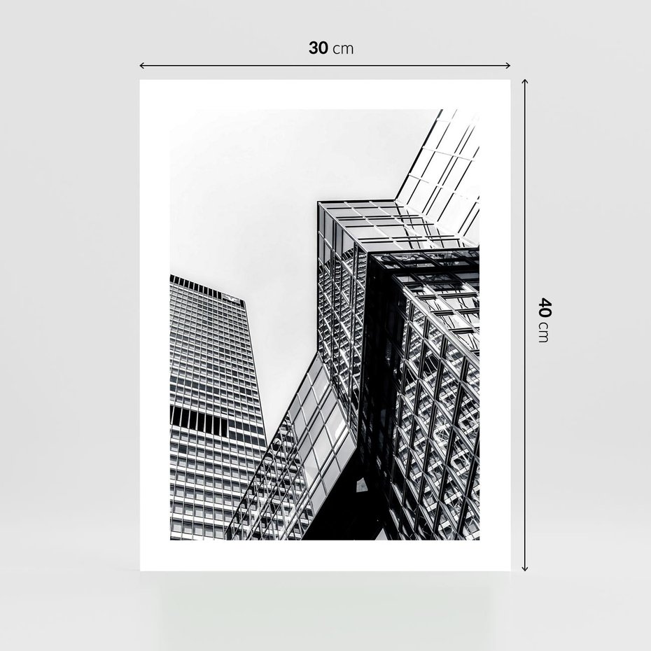 Plakat bez ramy 30x40 - Fotografia Wieżowców - architektura, budynki