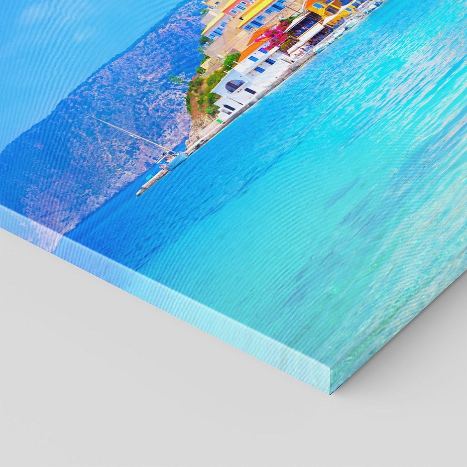 Obraz na płótnie 70x50 - Urok greckich wysp nad morzem - Grecja, morze