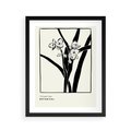 Plakat w ramie 40x50 - Symfonia kwiatowej ekspresji - kwiat, grafika - rama czarna