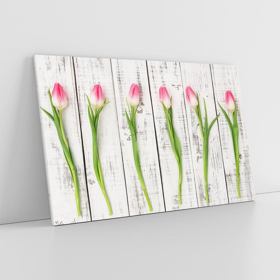 Obraz na płótnie 120x80 - Kwintesencja Piękna - kwiaty, tulipany