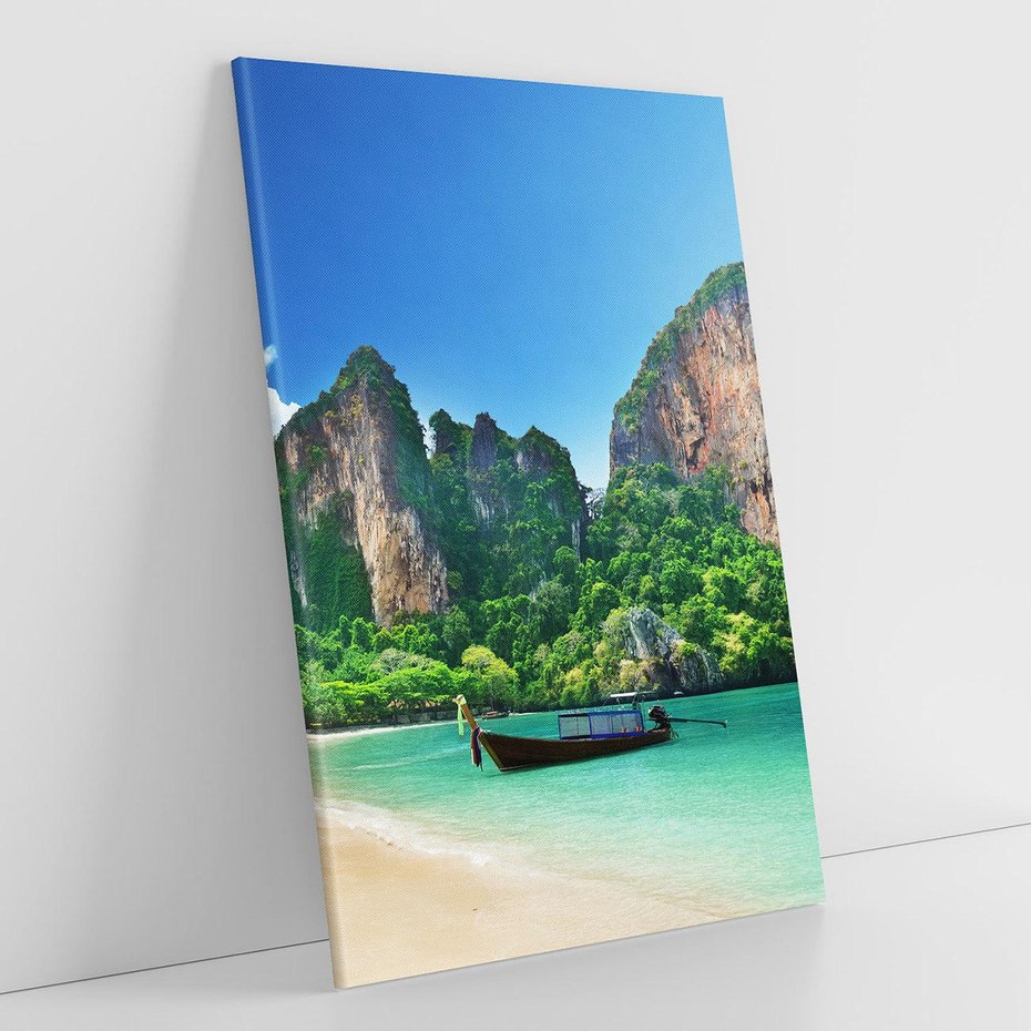 Obraz na płótnie 80x120 - Raj Azji: wyspa, plaża, morze - Azja, wyspa