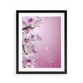 Plakat w ramie 40x50 - Relaksujące Piękno - kwiaty, orchidea - rama czarna
