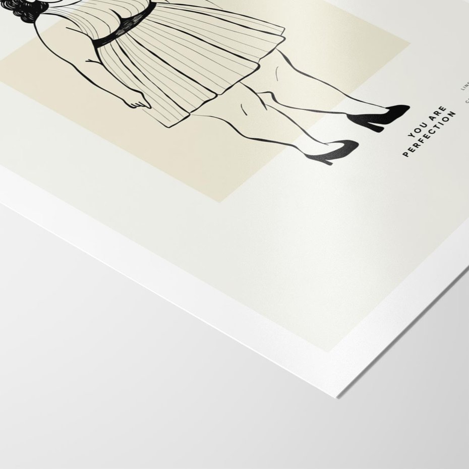 Plakat bez ramy 21x30 - Ekspresja Wewnętrznych Emocji - kobieta, samoakceptacja