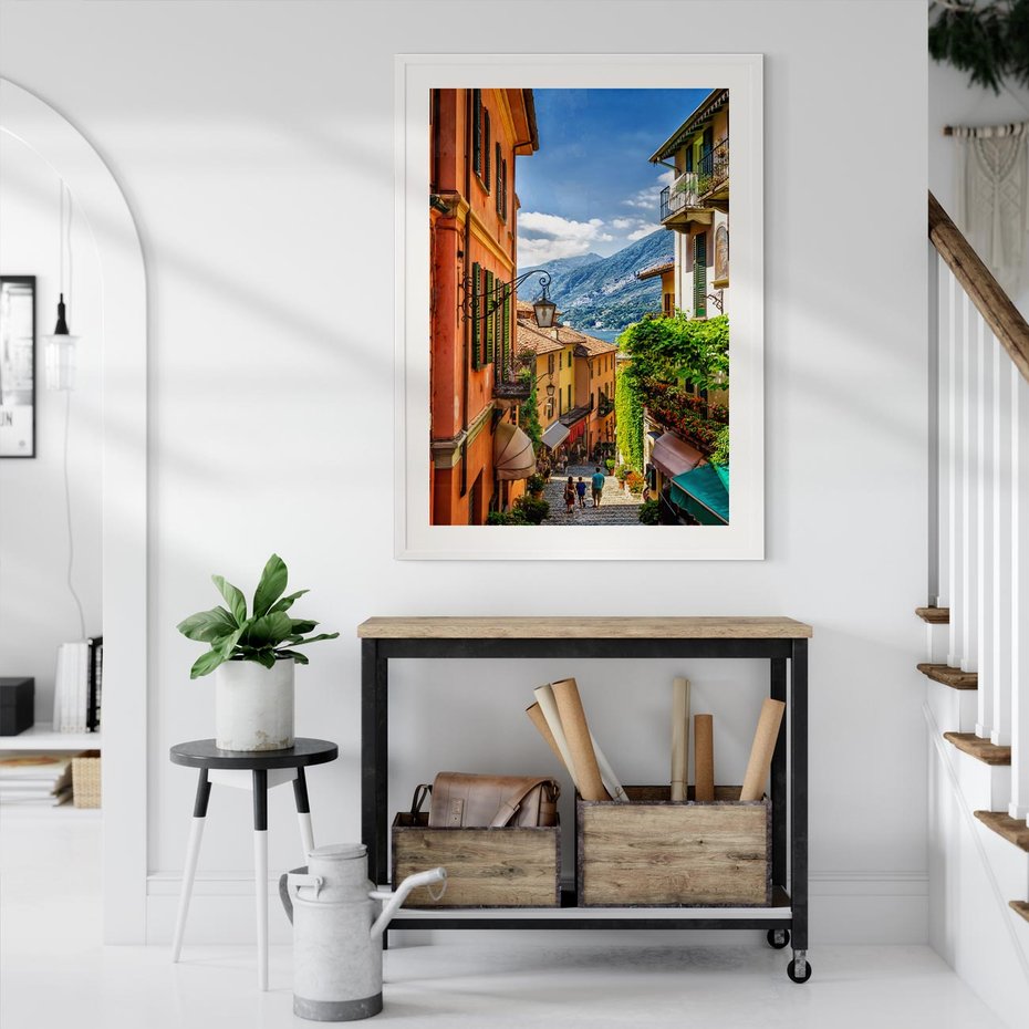 Plakat bez ramy 30x40 - Tropienie Nieskończoności - uliczka, perspektywa