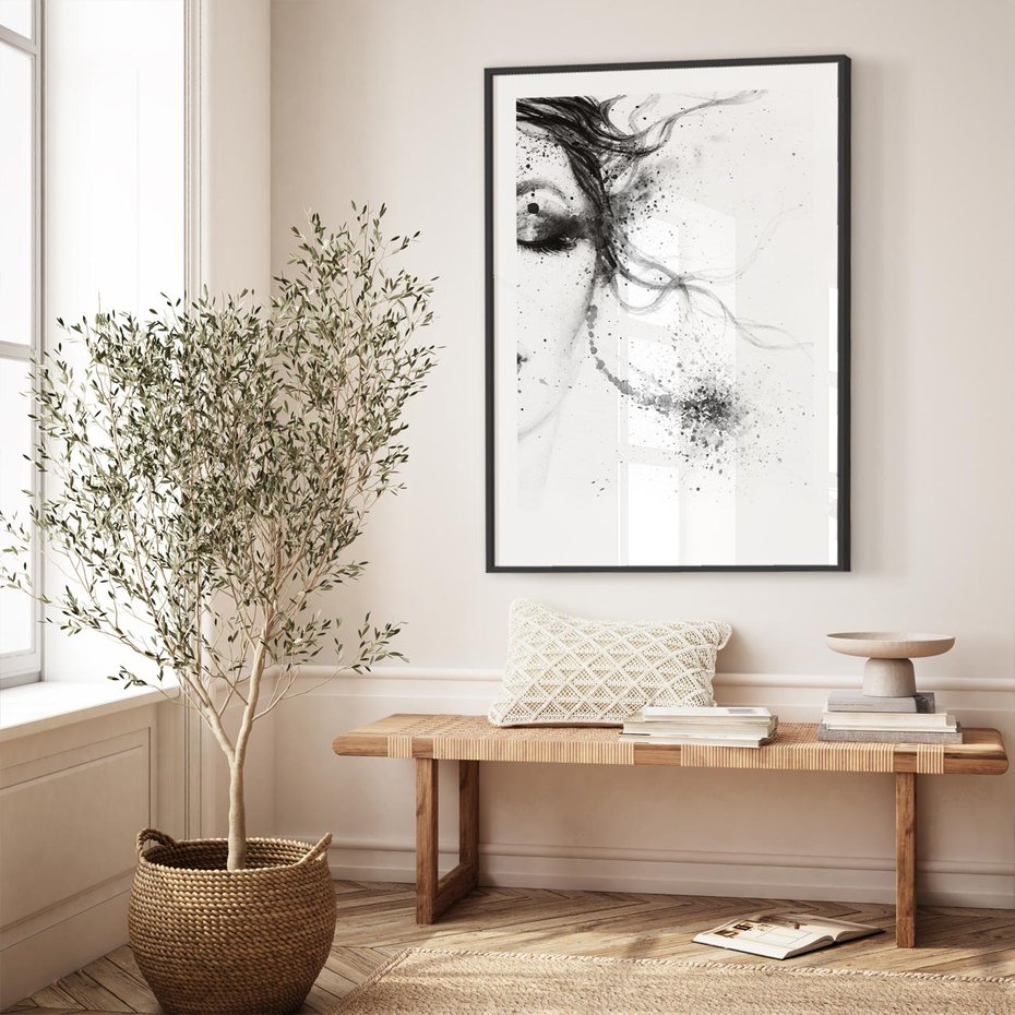 Plakat bez ramy 50x70 - Eksplozja Kolorów - akwarela, abstrakcja